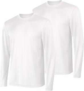 Hanes Sport Men's Long-Sleeve T-Shirt Pack, Cool DRI Moisture-Wicking Performance T-Shirts, Performance Tee, 2-Pack