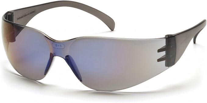 Pyramex Intruder Safety Glasses, Blue Mirror Frame/Lens (12 Pair)
