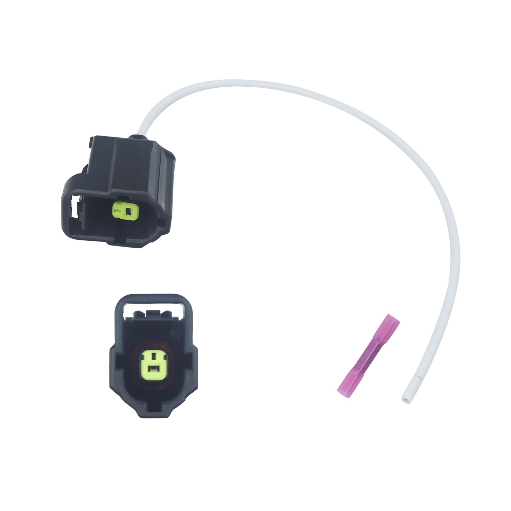 MOMYCAT Oil Pressure Sensor Connector Pigtail - Compatible with Ford 6.0L 6.4L 7.3L Powerstroke Diesel 1999-2010 3U2Z-14S411-MHA