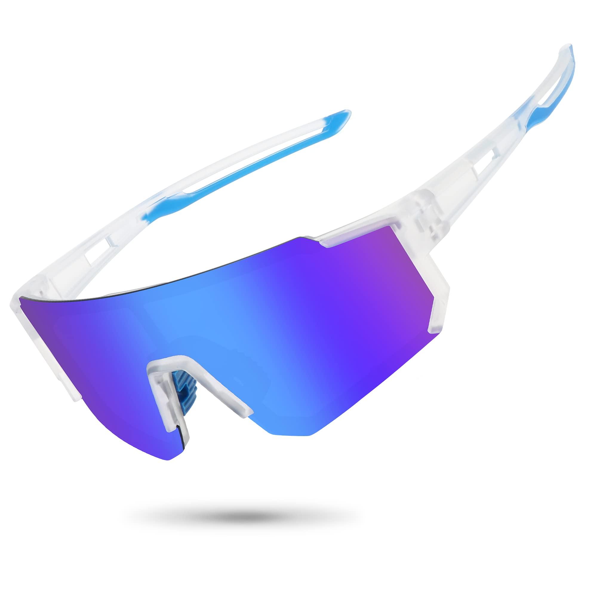 STORYCOAST Polarized Sports Sunglasses for Men Women,Driving Fishing Cycling Mountain Bike Sunglasses UV400 Protection