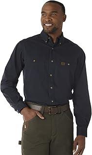 Riggs Workwear Men's Logger Twill Long Sleeve Work Shirt