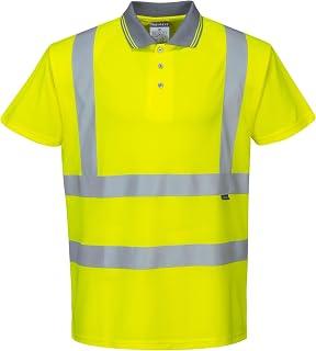 Hi-Vis S/S Polo Shirt - S477, Yellow, Tall, 7XL