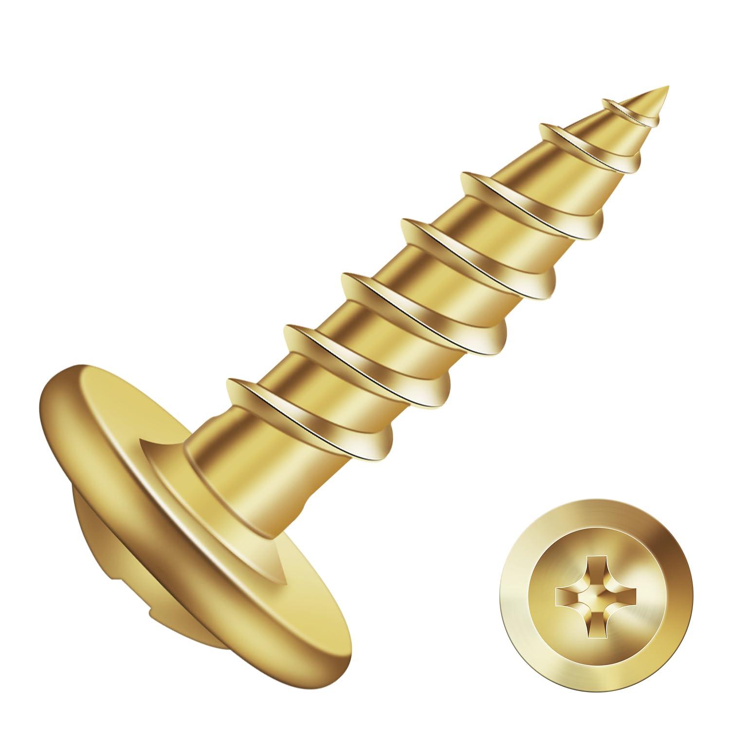 #8 x 5/8" Wood Screw 500Pcs Alloy Steel Standard Thread Truss Head Fast Self Tapping by SG TZH