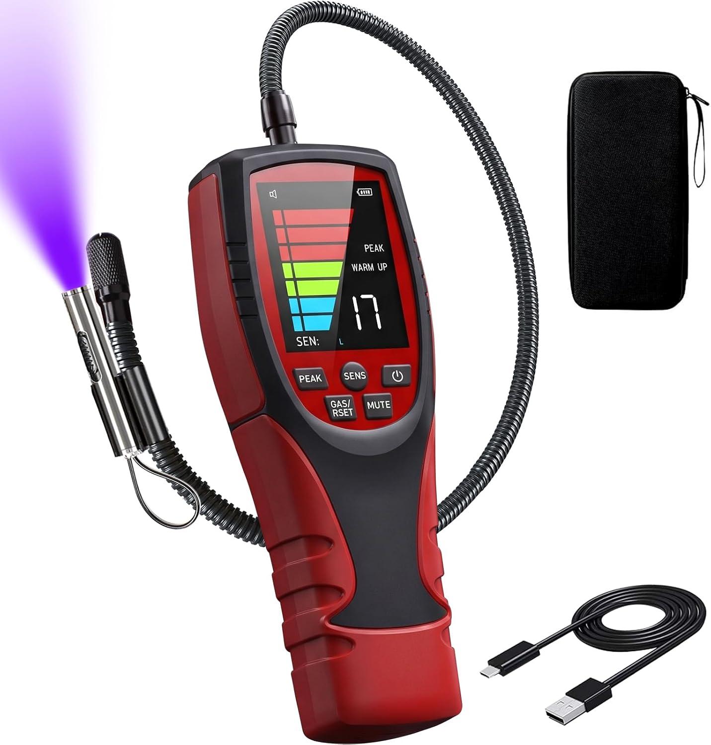 Refrigerant Leak Detector 3-in-1 A2L Professional Freon Sniffer for R454B