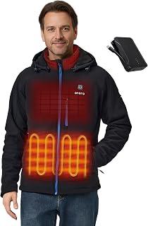 ORORO Men's Softshell Heated Jacket