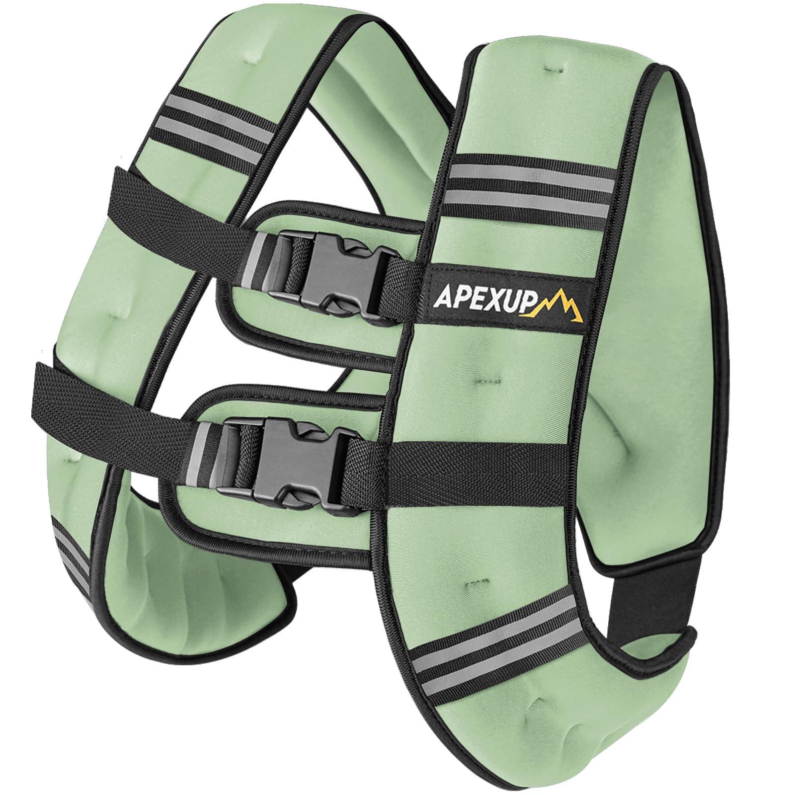 APEXUP Weighted Vest Men Women, Weight Vest for Women Workout Equipment for Strength Training Running