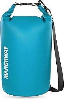 MARCHWAY Floating Waterproof Dry Bag Backpack 5L/10L/20L/30L/40L, Roll Top Sack Keeps Gear Dry for Kayaking, Rafting, Boating, Swimming, Camping, Hiking, Beach, Fishing