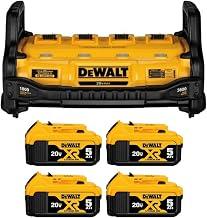 DEWALT DCB1800B Portable Power Station With 4 DCB205 20V MAX XR 5.0Ah Batteries