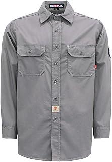 FR Shirts 6.25oz Lightweight Welding Shirts Flame Resistant Men's Fire Retardant Shirt