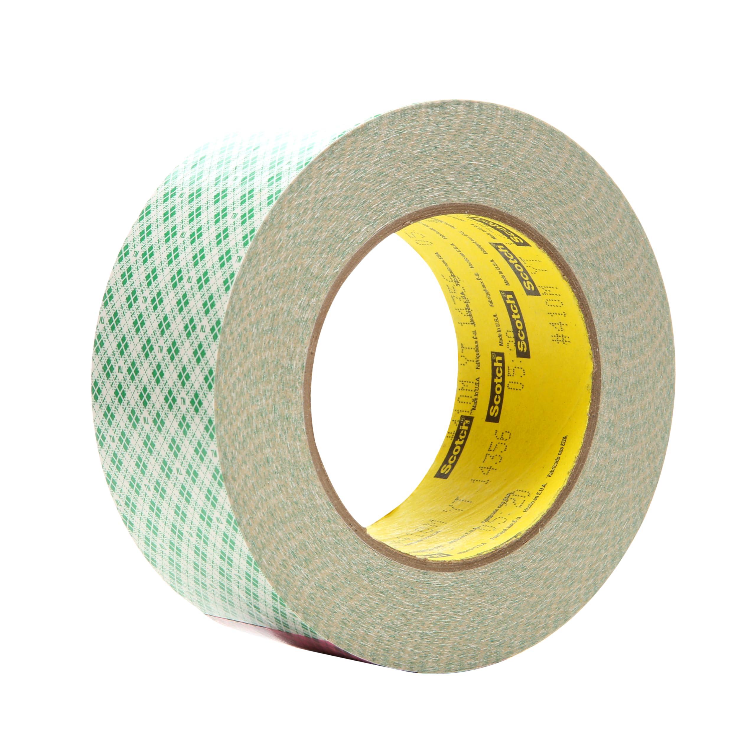 3M Double Coated Paper Tape 410M, 2 in x 36 yd 5.0 mil (Case of 24)