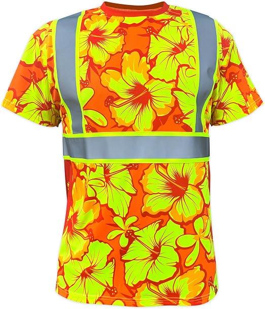SafetyShirtz SS360 ANSI Class 2/3 Hi-Vis Hawaiian Tee
