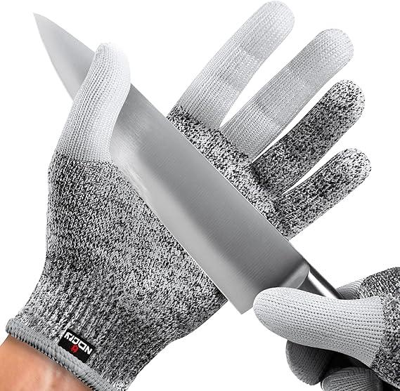 NoCry Cut Resistant Work Gloves, Level 5 Protection