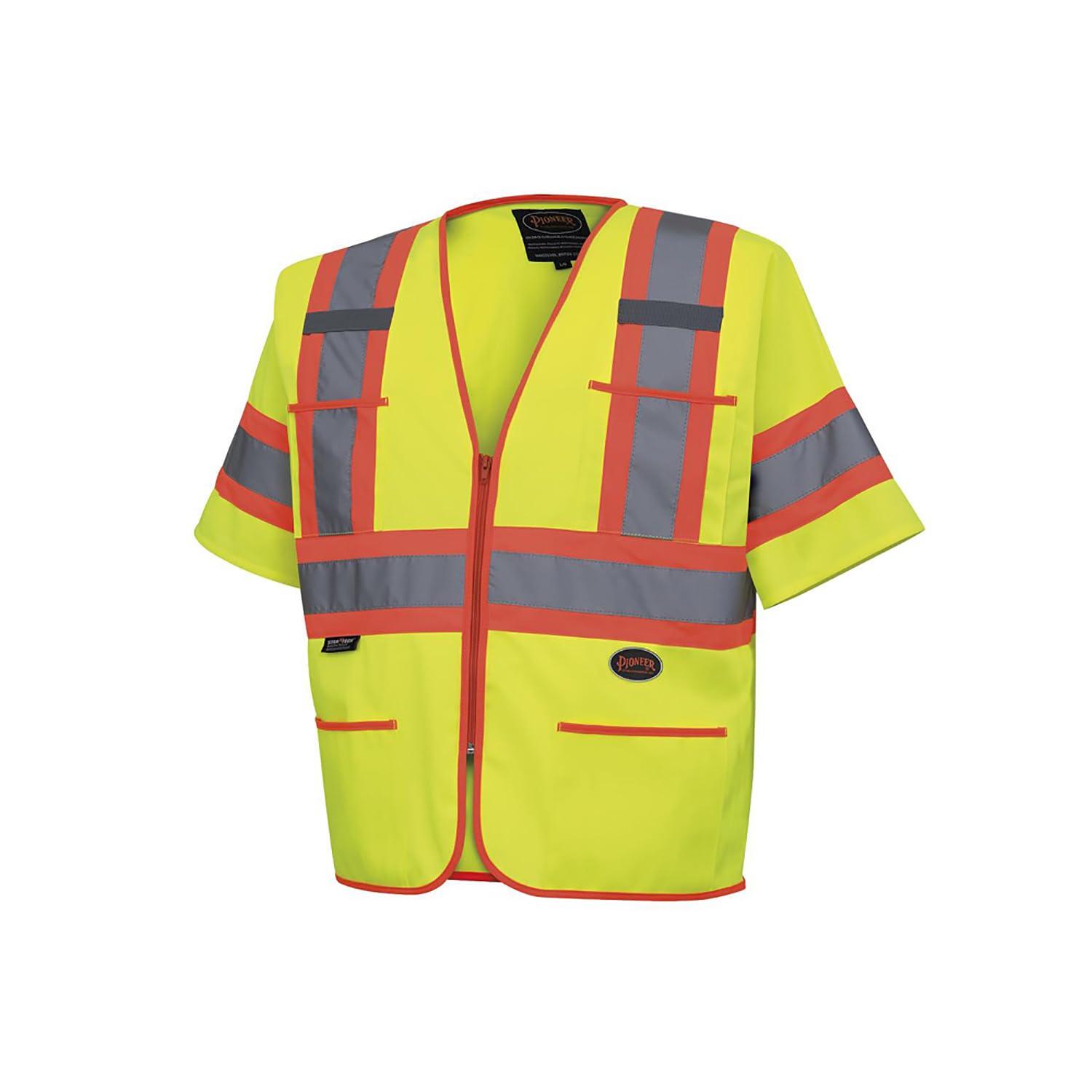 Pioneer Hi Vis Class 3 Safety Vest with Sleeves