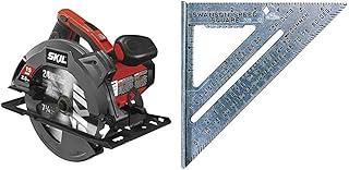 15 Amp 7-1/4 Inch Circular Saw with Single Beam Laser Guide - 5280-01 & SWANSON Tool Co S0101 7 Inch Speed Square, Blue