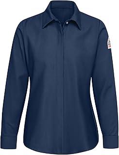 Bulwark Women's Pocketless Flame Resistant Work Shirt