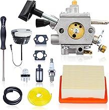 BR800 Carburetor Air Filter Tune Up Kit for Stihl BR800 BR800X BR800C BR 800 C-E Magnum Backpack Leaf Blower, 4283-120-0601 Carburetor with Adjustment Tool Gas Cap Fuel Filter Spark Plug Parts