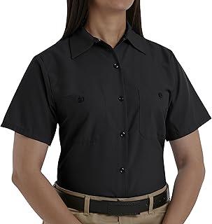 Red Kap Women's Standard Size Short Sleeve Industrial Work Shirt
