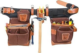 Occidental Leather Adjust-to-Fit FatLip Tool Bag Set - Cafe - 24 Pockets & Tool Holders - Made in USA