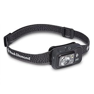 Black Diamond Spot 400 Headlamp | 400 Lumens Brightness, Dimmable | Waterproof & Durable | 3X AAA Battery Operated (Included) | Graphite
