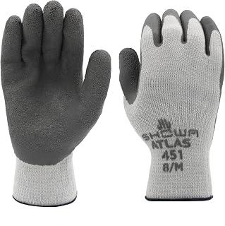 SHOWA 451 Insulated Work Gloves, Latex Coated with Rough Grip