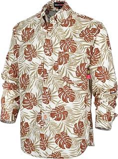 Magid FR Shirts Printed Paisley/Hawaii Lightweight Pearl Snaps/Button Down Flame Resistant NFPA2112 CAT2 Work Shirt
