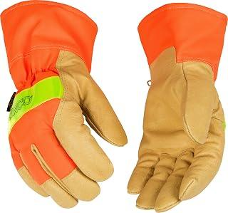 Kinco 1938 Lined High Visibility Grain Pigskin Glove