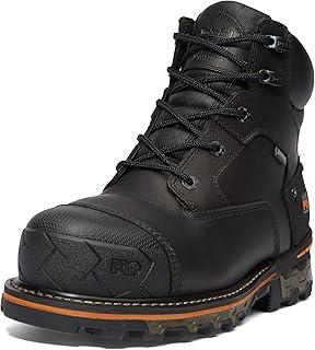 Men's Boondock 6 Inch Composite Safety Toe Waterproof Industrial Work Boot