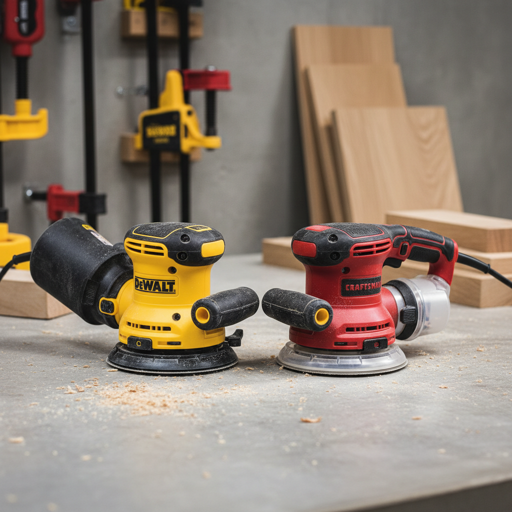 DeWalt vs Craftsman Random Orbital Sanders for Carpenters