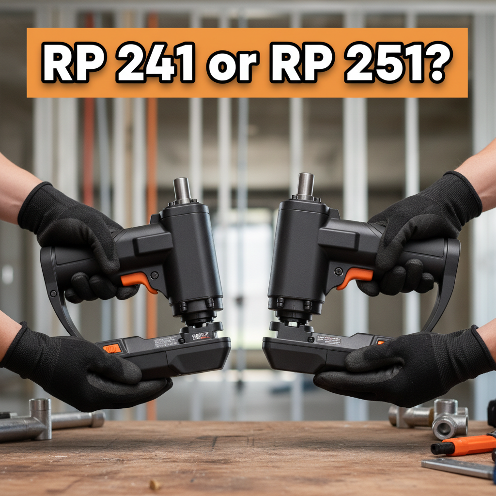 RIDGID RP 241 vs RP 251: Which Compact Press Tool Should Plumbers Buy? (2026)